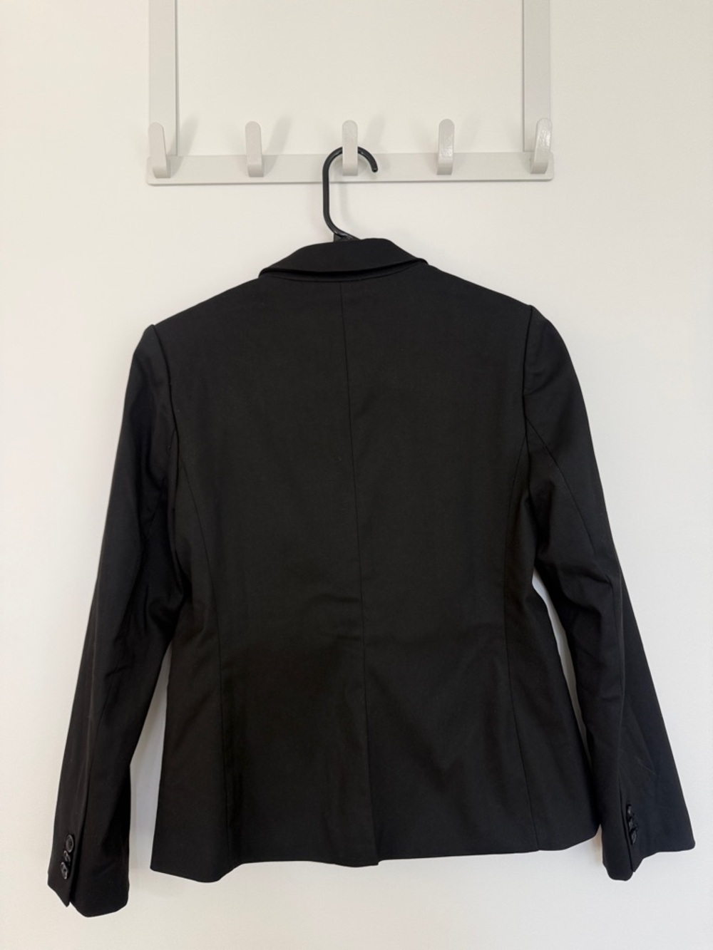 Banana Republic Black Single-Button Notch-Lapel Blazer Petite 4 - Picture 3 of 3